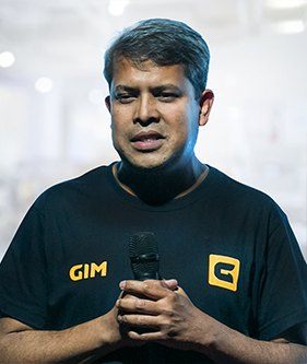 GIM-এর অনুষ্ঠানে বক্তব্য দিচ্ছেন অঙ্ক আব্দুল্লাহ