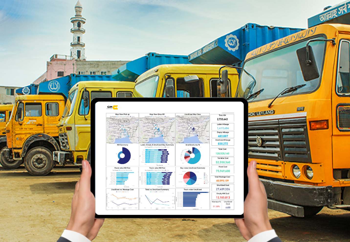 Asset management dashboard